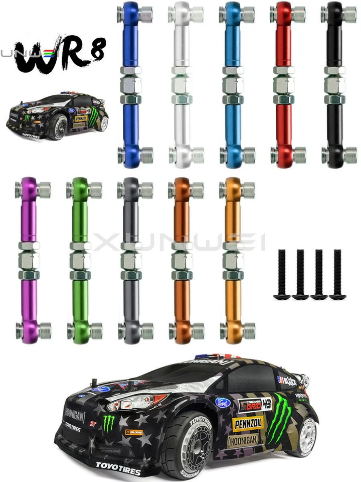 #107905 Aluminium Upper Arm Set 48-54mm For RC 1/8th HPI WR8 3.0 Flux Racing - Image 4 of 4