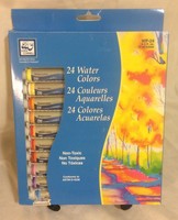 Loew-cornell Watercolor Paint Set 24 Color Tubes Arts Craft Supplies Non-toxic Loew-cornell Watercolor Paint Set 24 Color Tubes Arts Craft Supplies Non-toxic