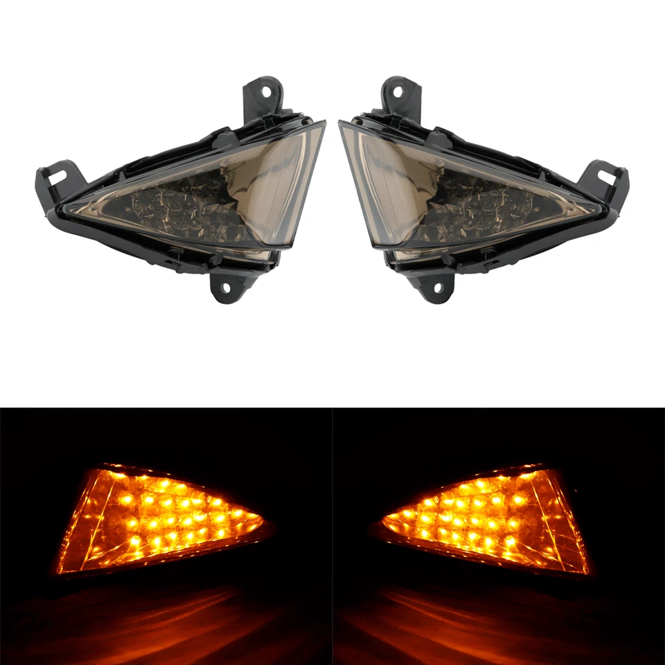 Передний светодиодный указатель поворота лампа для KAWASAKI ZX6R/ZX-10R NINJA 650R Z750 Z1000 - Изображение 2 из 4