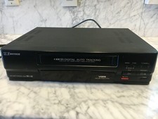 Emerson 4 HEAD VCR and Recorder Model VCR4002 VHS tested