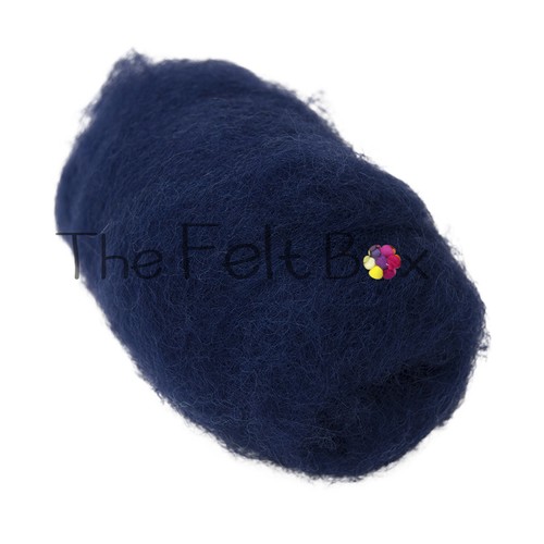 Carded Felting Wool Needle 3D Brown Grey White Black Green Blue Batt The FeltBox - Picture 94 of 163