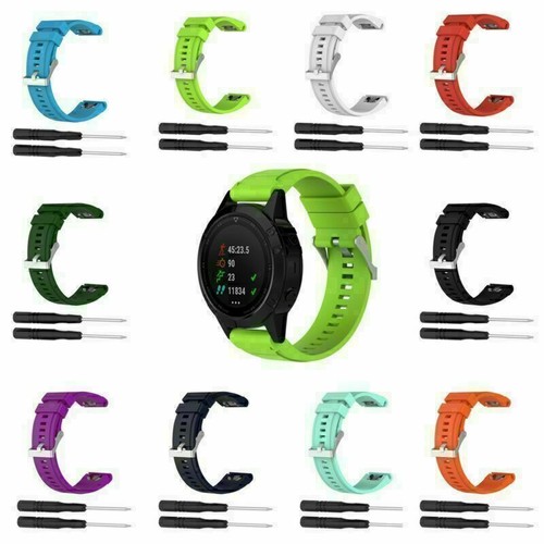 Silicone Quick Release Watch Band Strap Replacement Bracelet For Garmin Fenix 3 - Imagen 3 de 22