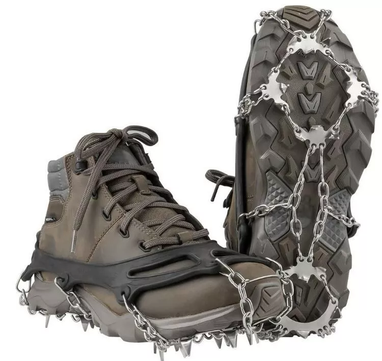Terra Hiker 18 Teeth Crampons Ice Snow Grips for Shoes Boots Men