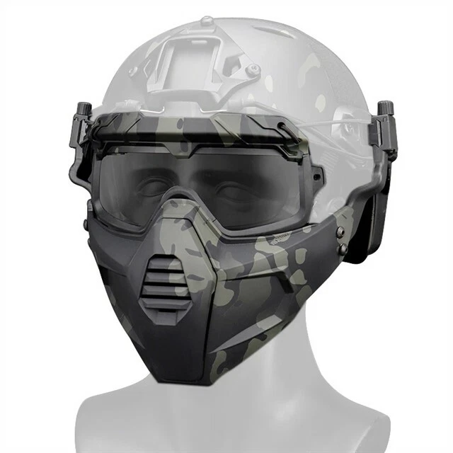 Demi-masque airsoft type 3 - black