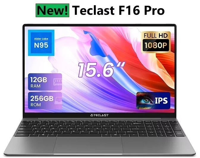 Teclast F16 Pro 15,6 Pollici 12 Gb Ram 256 Gb SSD - Immagine 2 di 3