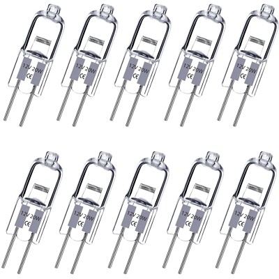 Halogen Birnen Glühbirnen Leuchtmittel G4 20W 12V 10 Stück dimmbar warmweiß Top