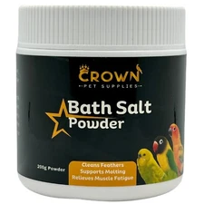 Bath Salt Powder Cleans Feathers, Promote Metabolism & Physique For Birds 200gm