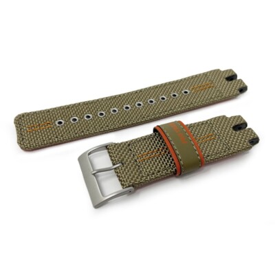 Casio ProTrek Watch Strap Brown Textile Band 10457558 fits PRW-3000B-5