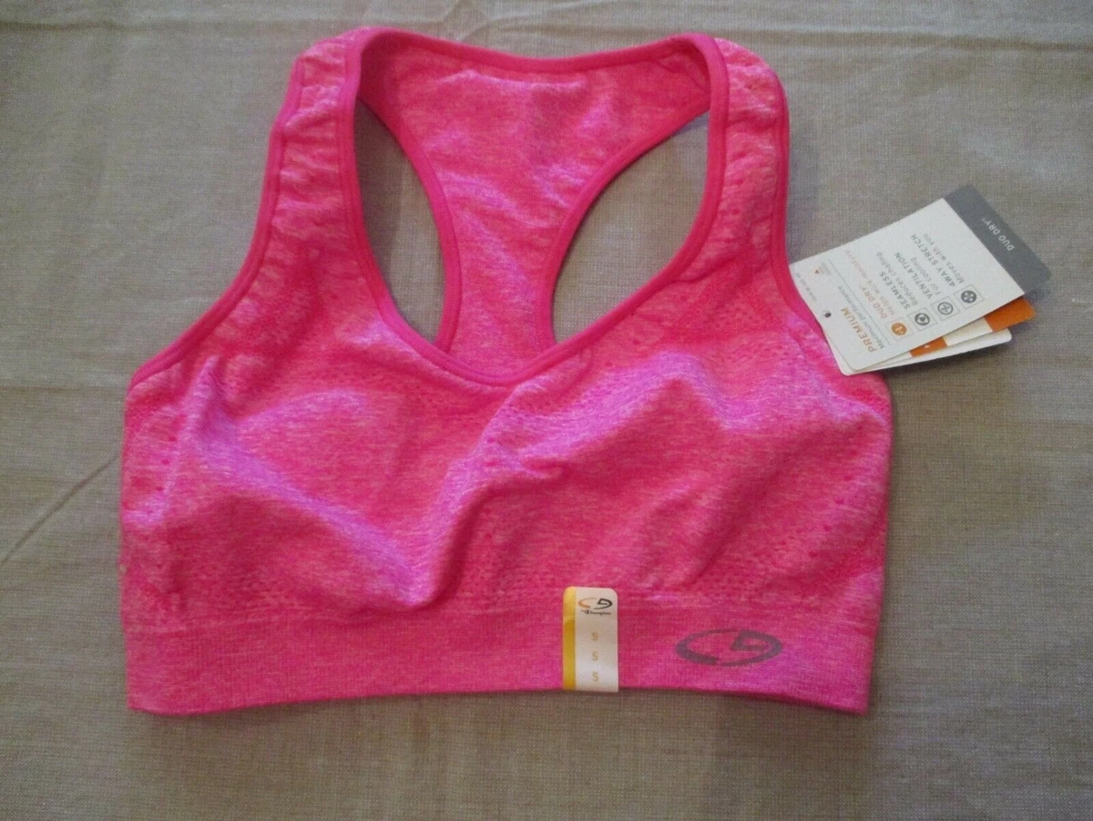 C9 by Champion Sports Bra Women's Pink Activewear Light-Medium Support Small  S