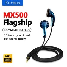 Earmax MX500 Earphone Bass HIFI Earbud for Sennheiser MX400 MX300 Blue Red 3.5mm