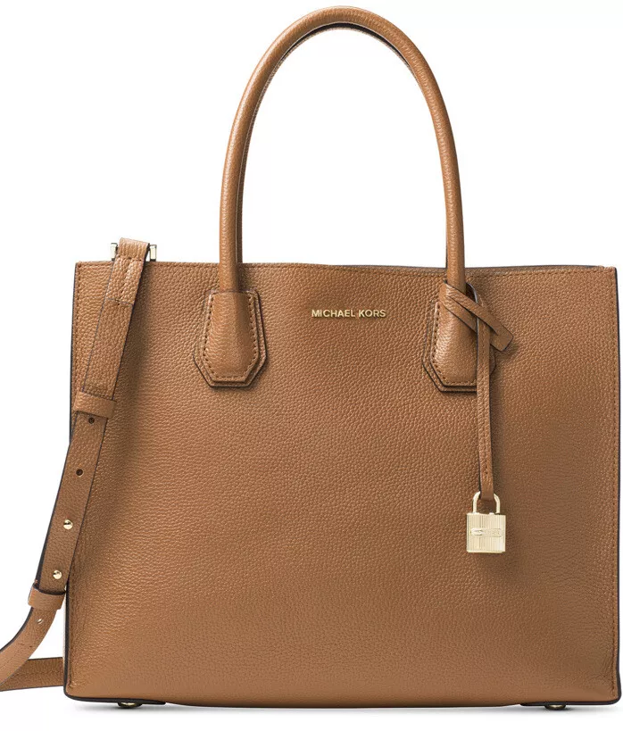 Michael Kors Mercer Large Convertible Leather Tote Bag