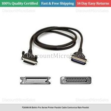 F2A046-06 Belkin Pro Series Printer Parallel Cable Centronics Male Parallel
