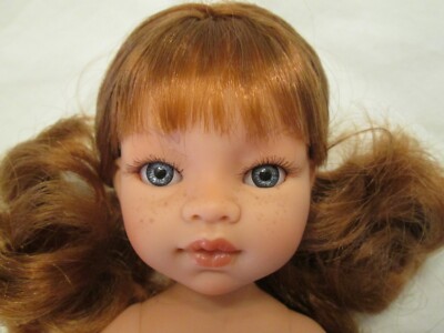 Nude Antonio Juan 31cm Vinyl Doll Emily Modern Redhead 13'' Blue Eyes Red Hair