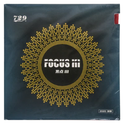 729 Friendship FOCUS3 Focus III Pips-in Table Tennis Rubber/Sponge, New, USD