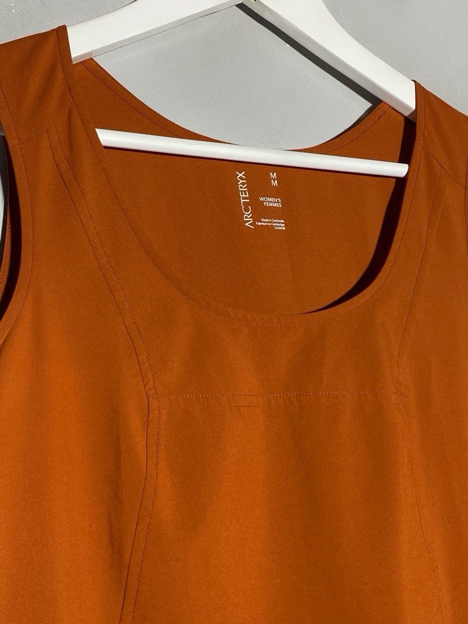 Arcteryx Contenta Lightweight Shift Dress Orange Color Comfort Womens Size M thumbnail 4