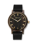 Willow Black Sandalwood Wood Mens Watch - Botanica Wooden NEW