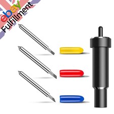 4pc 30/45/60° Replacement Deep Cut Blade w/Housing Holder For Cricut Maker 3