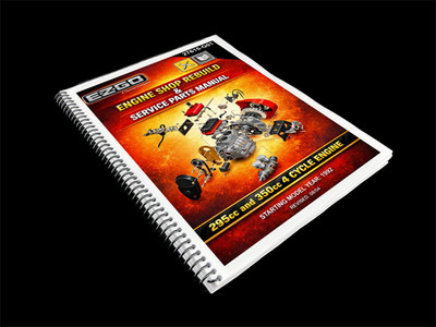 EZ GO Golf Cart 1992-2007 Robin Engine Service Manual 295cc 350cc