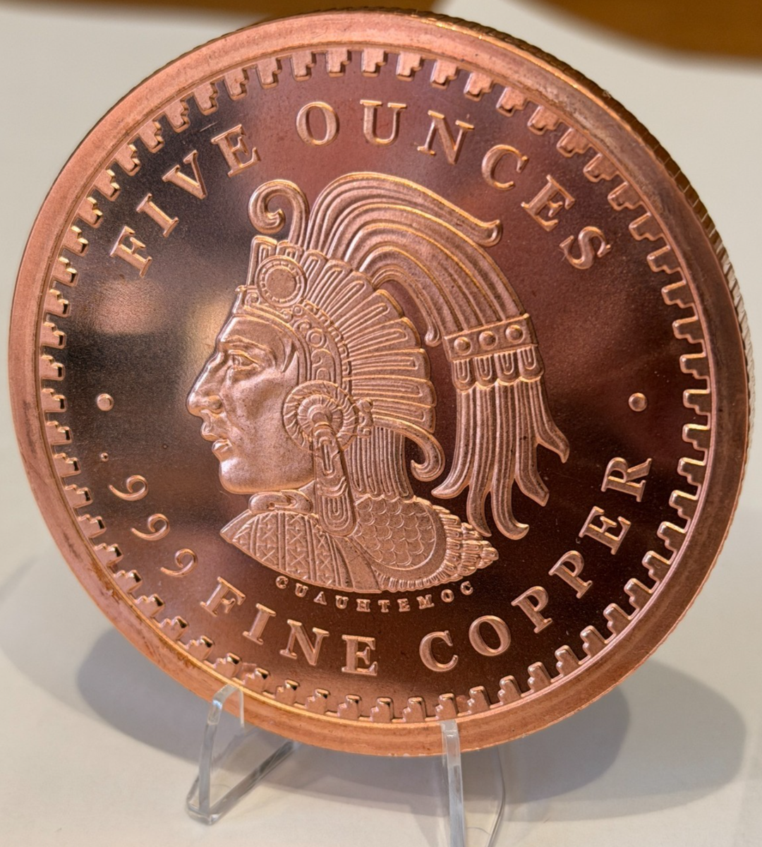 5 oz Aztec Calendar Copper Round .999 Fine Copper Bullion | eBay
