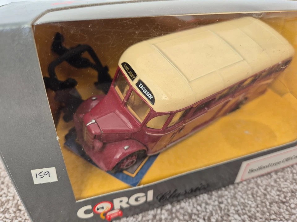 Corgi Classics 1/50 Bedford Tipo Ob Autobús Este Kent Modelo De Diecast En Caja - Imagen 3 de 4