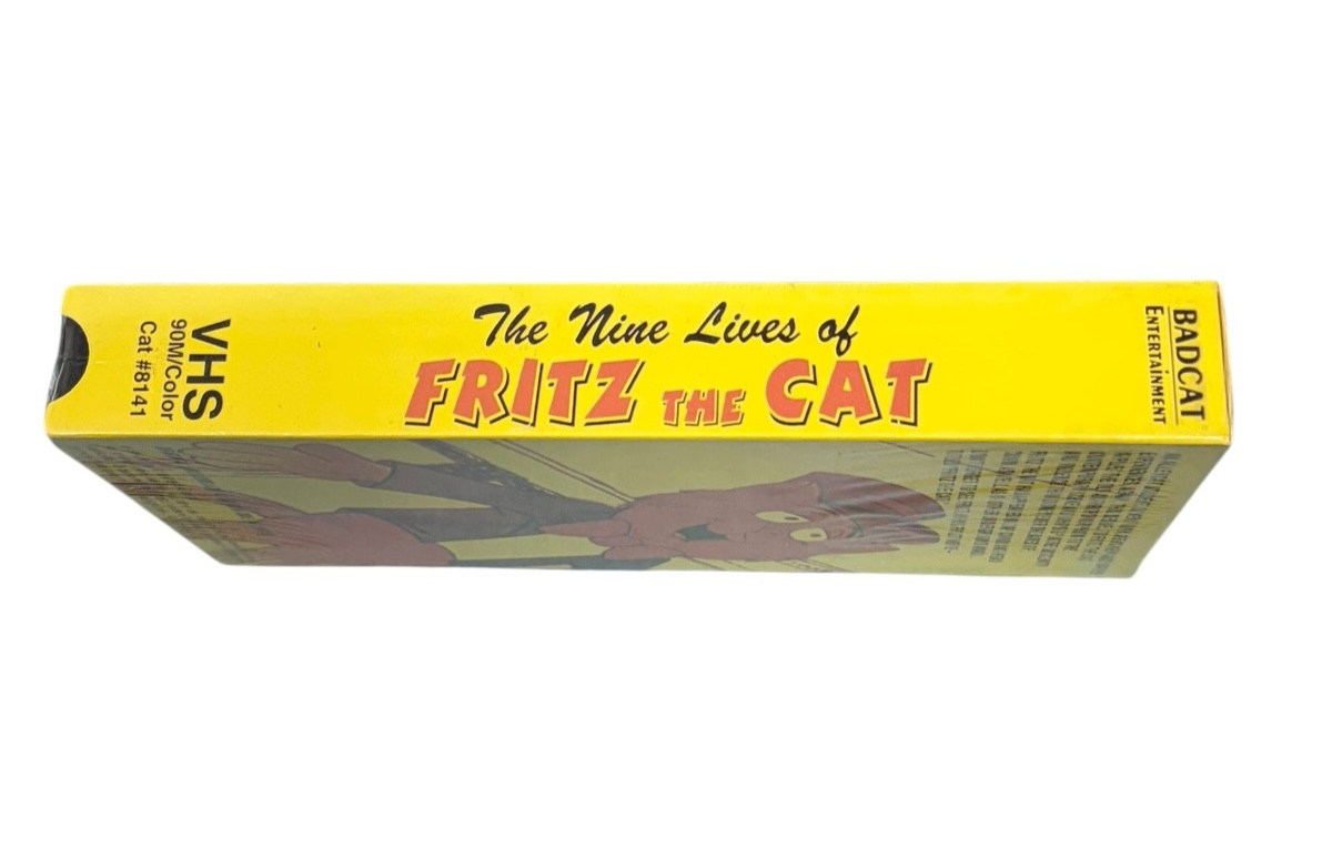The Nine Lives of Fritz The Cat Sealed VHS Ralph Bakshi Animated