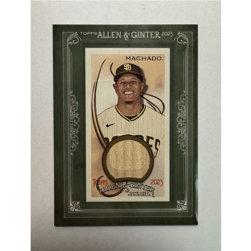 Topps 2023 Allen & Ginter Mini Framed Relics Relic Manny Machado Padres #MFR-MM