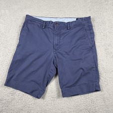 Polo Ralph Lauren Shorts Mens 34 Blue Chino Stretch Cotton Twill Classic Preppy