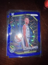 2025 Panini Prizm Aziaha James Blue Velocity Dallas Wings NC State RC SP