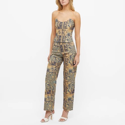 Miaou Women's Fargo Printed Pant In Wanted Size Medium