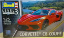 Revell 07714 125 Scale Corvette C8 Coupe Model Kit New In Damaged Box