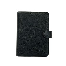 CHANEL Black Calfskin Agenda