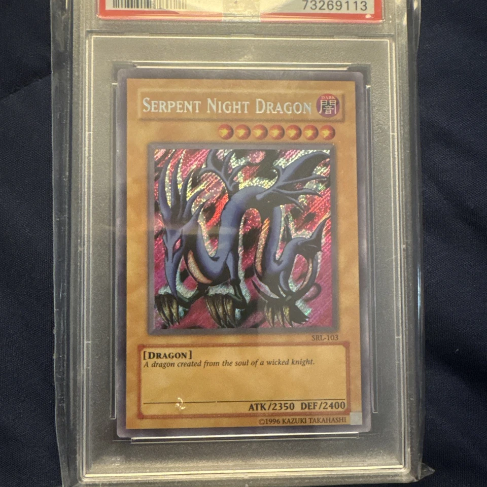 2010-17 Yu-Gi-Oh Serpent Night Dragon Spell Ruler PSA 10 GEM MINT. - Image 2 of 4