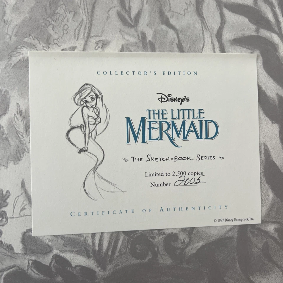 Disney’s The Little Mermaid The Sketch Book Series ¡Nuevo! Foto 4 de 4