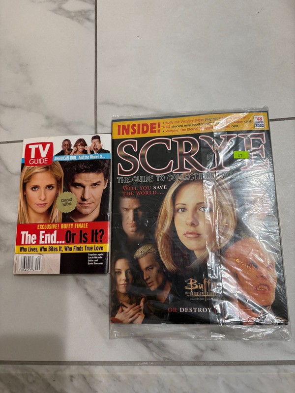 Scrye Magazine #48 Jan./Feb. 2002 Sealed Buffy the Vampire Slayer Also TV Guide