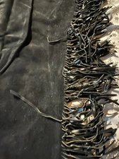 Vintage Leather Suede Cowboy Cowgirl Chaos 41 Inches