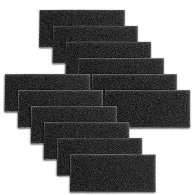 12 PACK  Foam Filters For Respironics BiPAP Auto SV, REMstar Auto, Lite, Pro 2,