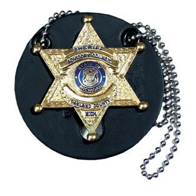 Perfect Fit 700-R Round Universal Badge Holder with Chain