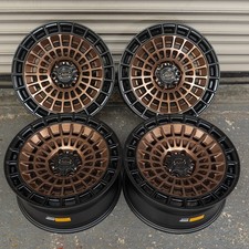 Ford Ranger 20” Alloy Wheels Satin Bronze & Black - SET OF 4.