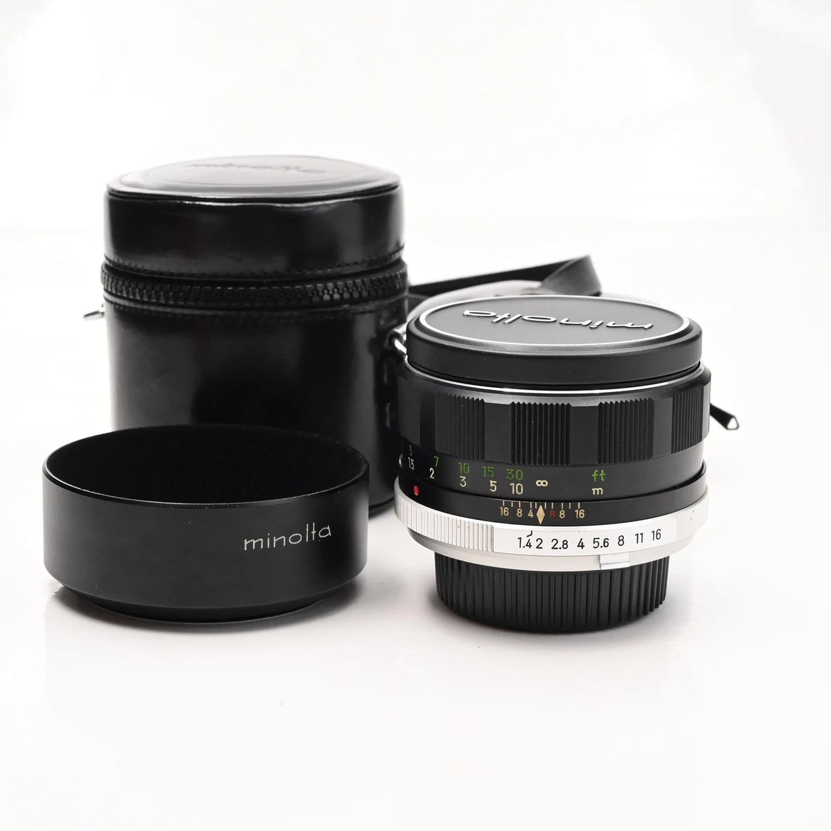 Minolta Rokkor PF 58mm Focal f/1.4 Camera Lenses for sale | eBay