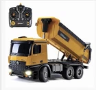 RC 1/14 RC Dump Truck 10CH Alloy Construction Vehicle Remote Control 2.4Ghz RTR