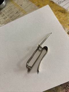 BROCHE ANCIENNE ARGENT Forme Originale