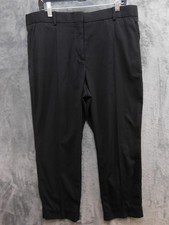 Everlane Pants Womens 16 Black Wool Dress Slacks Trousers Tailored Office Work