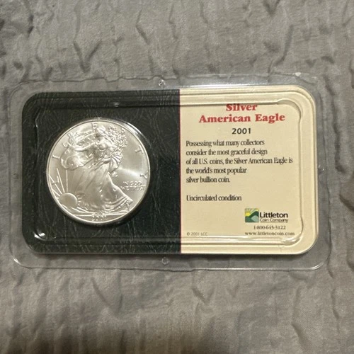 2001 1 oz Silver American Eagle (Brilliant Uncirculated)