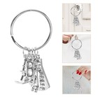 Microscope Key Graduation Present Keychain Chemistry Element