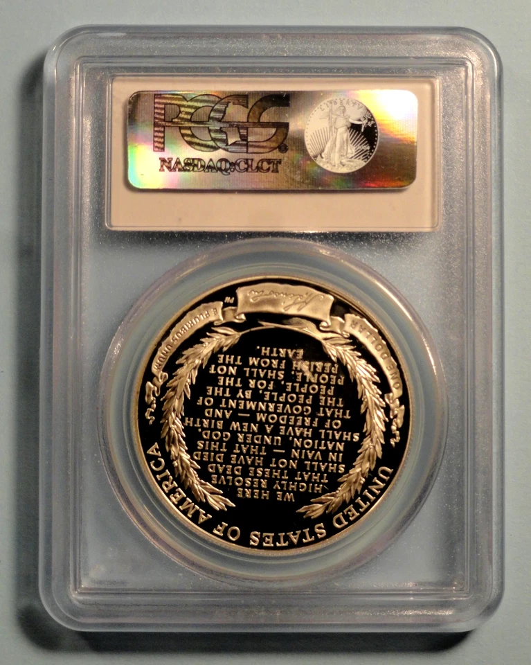 2009 P LINCOLN Commemorative Silver Dollar PCGS PR69 DCAM - Image 3 of 4