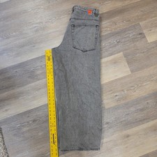 Empire Relax Black Loose Fit Men  s Denim Jeans 34x29 Skate Street Wear Hip Hop