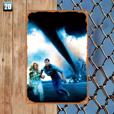 Running for Life Tornado Chase Epic Tin Metal Signs Home Décor 8x12