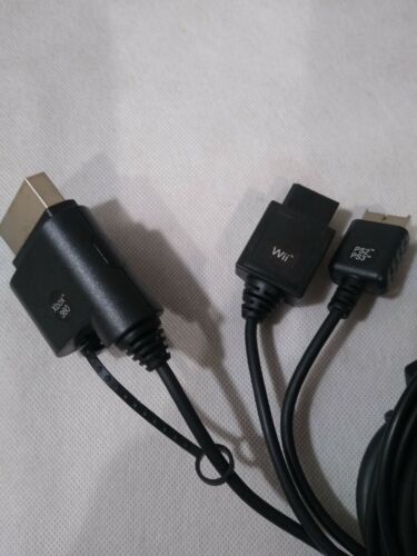 Xbox 360 - wii - ps2 - ps3 universal component cable ( system to tv cable ) - Picture 1 of 4