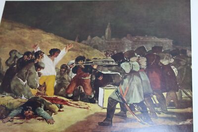 Francisco Goya Print The Third of May vintage 54905