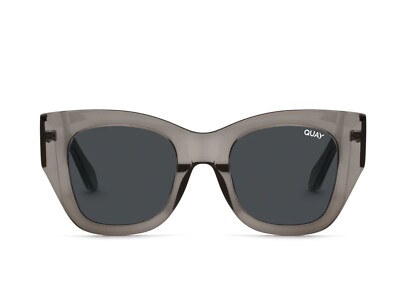 QUAY Women's After Hours Bevel RX QT-001104 Black / Smoke Tinted Sunglasses